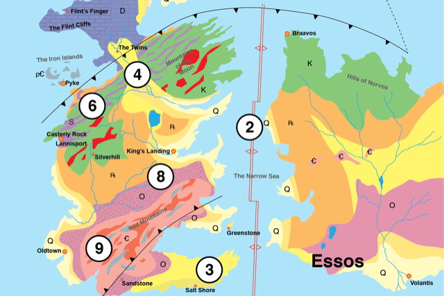 The Geology of Game of Thrones