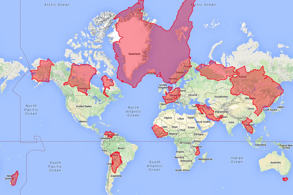 Mercator Puzzle (screenshot)