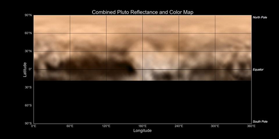 New Horizons Map of Pluto