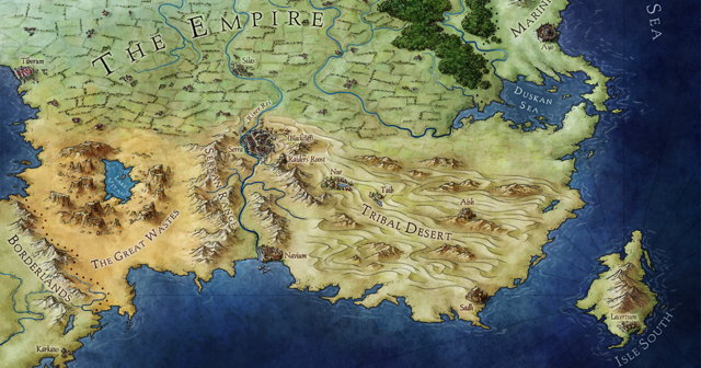 Jonathan Roberts's map for An Ember in the Ashes